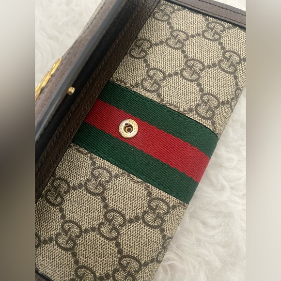 SOLD❌❌❌EUC GUCCI OPHIDIA GG CONTINENTAL WALLET - Picture 10 of 14